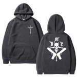 2025 Uus Devil May Cry m&auml;ngus Kahepoolselt tr&uuml;kitud t&auml;navar&otilde;ivad S&uuml;gis Talv Unisex Vintage kapuutsiga dressipluus Mehed Naised Puuvillased pulloverid 3XL black