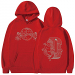R&auml;ppar Duki Merch Hupparid Meeste Naiste R&otilde;ivad Mood Hip Hop &Uuml;legabariidilised Hupparid Vabaaja Fliis Pikkade Varrukatega Pulloverid S
