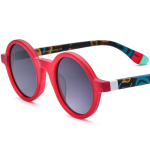 Unisex Retro Matt Polariseeritud Suured &Uuml;marad P&auml;ikeseprillid - Star Driver Stiilis 45-24-145 red
