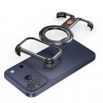 Oatsbasf metallist telefoni&uuml;mbris iPhone 17 Pro Max/17 Pro jaoks, magnetilise aluse, 360&deg; p&ouml;&ouml;rleva Magsafe alumiiniumist raamita kattega iPhone 17 Pro Max must