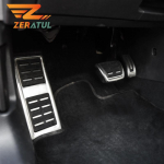 Zeratul Volkswagen VW Tiguan MK2 Allspace 2017 2018 jaoks AT MT Auto Pedaalikatted Gaasi- ja Piduripedaalid Jalatoed 1Pc Gas Pedal