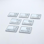 Auto 3D ABS-m&auml;rgiembleemi kleebised stiilikleebis Volvo T3 T4 T5 T6 T8 B5 B6 AWD laadimiseks XC40 XC60 XC90 S40 S60 S80 S90 B6 AWD Emblem
