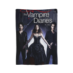 The Vampire Diaries Damon Salvatore Tekid Fliis Prinditud Multifunktsionaalne Super Soe Visketekk Voodipesu jaoks Voodipesu Visketekid 30x40in