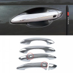 Hyundai Tucson NX4 jaoks  V&auml;lisaksessuaarid Kroomitud Uksek&auml;epideme Kauss K&uuml;lgpeegli Tagak&uuml;ljekate Ratta Kulmude Liist Style A