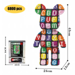 Kawaii karu ehitusklotsid, kokkupandavad m&auml;nguasjad, kaunistused, kodu sisustus, loomingulised ehitusklotsid, m&otilde;tlemist arendavad m&auml;nguasjad, m&auml;nguasjad kingituseks