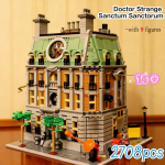 2708 tk Moodne linna t&auml;navavaade Doctor Strange Sanctorum 76218 ehitusklotside mudel Arhitektuurim&auml;nguasjad S&uuml;nnip&auml;eva J&otilde;ulukingitused