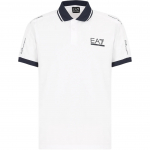 Emporio Armani Digitaalse Kirjatr&uuml;ki Polo S&auml;rk Meeste pealisr&otilde;ivad Valge 3DPF20-PJ03Z-1100 XS