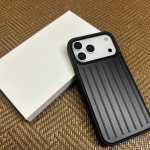 Rimowa k&otilde;rgekvaliteediline 3D reisikohvri telefoni&uuml;mbris iPhone17Pro Max/17Pro/16Pro Max/16 Pro 15 14 jaoks, kaitse&uuml;mbris koos kinkekarbi pakendiga iPhone17 Pro Max must