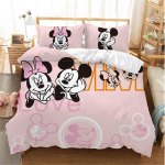 J&otilde;ulud Mickey Minnie Hiire Voodipesu Komplekt Multikas Lastele Poistele T&uuml;drukutele T&auml;iskasvanutele Tekikott J&otilde;ulukingitus S&uuml;nnip&auml;evakingitus 150*200cm 3pcs