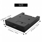 SFR1M44-U100K Must 3,5-tolline 1,44 MB USB SSD FLOPPY DRIVE EMULAATOR KORG elektroonilisele klahvpillile GOTEK China Mainland