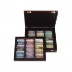 Coffret de pastels - REMBRANDT - 15 pastels tendres - Bois - Tons brillants - Mixte