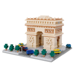 Kawada nanoblock Maailmakuulus Arc de Triomphe Deluxe Edition T&auml;iskasvanute Hobi Seeria Ehituskomplekt &ndash; &ndash; L'Etoile