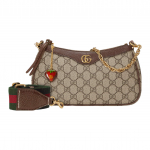 Gucci Ophidia GG V&auml;ike K&auml;ekott Beež/Eebenipuu Supreme Naiste &Otilde;lakotid P&auml;evitus 735132-FABLE-9442 Basic Set (Bag+Dust Bag)