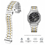 Terasest k&auml;ev&otilde;ru Casio Farm Oak Modified GM2100/GA2100 jaoks Must GM2100 Terasest k&auml;ev&otilde;ru Meeste roostevabast terasest GA2100