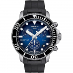 Tissot Seastar 1000 Kronograafkell, Meeste, Sinine sihverplaat, Kummirihm, T1204171704100