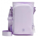 Lululemoni veepudel 2L esitaskuga reguleeritava &otilde;larihmaga taaskasutatud nailonist crossbody kott Naiste kotid Lavendel-Frost LU9BO7S-0641 Lavender Frost