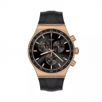 SWATCH Unisex 43mm Must Kell YVG410 YVG410 Black Dial
