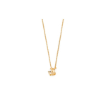 Saint Laurent Arc Keti T&auml;htede Kombinatsioon Keerutatud Ripatsiga Kaelakee Unisex kaelakee Kuldne 651779-Y1500-8030 Basic Packaging-Dust Bag+Box,M,Gold