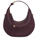 Celine Logo Nahast &Otilde;lakott Naiste k&auml;ekotid S&uuml;gav-Bordeaux 120723ENY-28DG Basic Set (Bag+Dust Bag)
