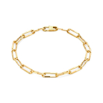 Gucci Link To Love Seeria Geomeetriline Kuju L&auml;ikiv 18K Kuld K&auml;ev&otilde;ru Naiste k&auml;ev&otilde;ru 744562J85008000 Basic Packaging-Velvet Box (Random Color),16