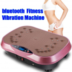 200W treeningplatvorm kehakujundaja platvormmasin kaalulangetus vibratsiooniga treeningv&otilde;imlemine fitness vibratsioonimasin roosa