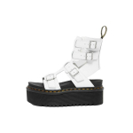 dr. Martens Nahast Paksude Talladega Gladiaatorid Moodsad Sandaalid Naiste Sandaalid Valge 27354100 36