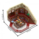 Gobricks MOC-99148 Buffy the Vampire Slayer: Sunnydale'i Keskkooli Raamatukogu Ehitusklotsid Tellised M&auml;nguasjad Kingitus