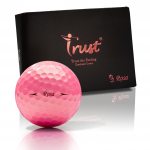Trust Golfipallid Uued ja peatuvad Pehme uretaan d&uuml;naamiline 1 tosin Kuldne Rosa Unikaalne, pilkup&uuml;&uuml;dev, pikamaa, sirge, j&otilde;ud. tunda. kate, 3-osaline