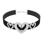 Swarovski S&uuml;damekujuline Luige Ripatsiga Kaelakee Naistele Kaelakee Must 5644909 Black,F