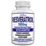 Resveratroli kapslid 3000 mg - Looduslik antioks&uuml;dant, vananemisvastane 120 kapslit 120 Capsules