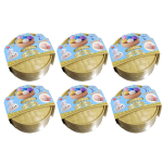 Viimased v&auml;rvilised pelmeenikujulised stressipallid Fidget sensoorne m&auml;nguasi Simulatsioonitoidu Squishies Kukkel aurutajaga Pigistatav taignapall Kingitus white