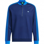 Adidas Originals 3-Triibuline SS25 1/4 Lukuga Dressipluus Logo Triip Golf Pikkade Varrukatega Meeste Dressipluus &Ouml;&ouml;sinine JP0938 2XL