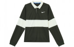 Nike Dri FIT ADVCourt Slam SS25 Tennise T-s&auml;rk Meeste Sekvoia Roheline/Hele Elevandiluu Valge/Valge IB8142-355 L