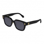 Louis Vuitton graveeritud logo ebakorrap&auml;rase kujuga p&auml;ikeseprillid unisex p&auml;ikeseprillid must Z2063U Box