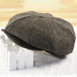 64cm Suur Pea &Uuml;lem&otilde;&otilde;duline Pluss Suurus Meeste Klassikaline Newsboy Gatsby M&uuml;ts Segatud Vill Vintage Lame Ivy Cabbie M&uuml;ts 2024 61-64cm gray