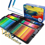 180/240/300 v&auml;rvid &otilde;lipliiats Artist Professionaalsed v&auml;rvilised pliiatsikomplektid visandid maalid lastele &otilde;pilastele joonistuskooli kunstitarbed 180 Colors