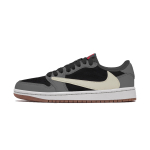 Travis Scott X Jordan Air Jordan 1 Vintage Korvpallijalatsid Unisex Madalad Hallid DZ4137-700(Meeskond-)-Juhuslikud pakendikotid 36