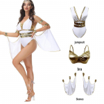 2025 Halloweeni Kreeka jumalanna Athena ja Egiptuse kuninganna kost&uuml;&uuml;m Cosplay'ks v&otilde;i lavastuseks M