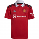 Adidas Manchester United T-s&auml;rk &Uuml;hev&auml;rviline Rev&auml;&auml;riga L&uuml;hikeste Varrukatega Polo S&auml;rk Punane Laste stiil 152