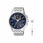 CITIZEN Eco-Drive Seeria Veekindel Vabaaja Mood P&auml;ikeseenergia Kvarts Terassihmaga Meeste K&auml;ekell Sinise Kettaga sinine