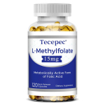 L-met&uuml;&uuml;lfoolhape 15 mg Toidulisand, 120 pehmet kapslit pudelis 120 Capsules white