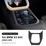 Silikoonist hoiukarp BMW X3 G45 2025+ Keskjuhtimispaneeli korraldaja Outlet frame black / for G45 must