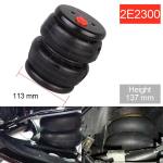 2E2300 Kahekordse keerdk&auml;iguga &otilde;hkpadjad veoautole/bussile/haagisele Raskeveoauto Pneumaatiline vedrustus 113-137mm Reguleeritav 1/2-14NPT&3/8-16UNC