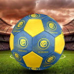 Al Nassr FC Sisejalgpalli pall V&auml;rviline K&otilde;ik vanused Suurus 5 Masin&otilde;mmeldud PVC V&otilde;istluseks Valmis Vastupidav K&otilde;rge p&otilde;rkega