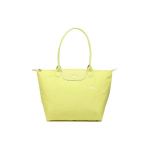 LONGCHAMP Le Pliage Lamba Nahast Crossbody K&auml;ekott, &Otilde;lakott Naistele Kollane One Size kollane