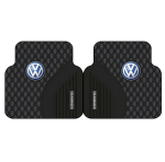 wqs5Auto p&otilde;himatid Automaatsed jalapatjadega kaitsematid Eesmised ja tagumised matid Volkswagenile VW GTI Rline R Golf Polo Passat Magotan Tiguan black