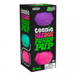 Schylling Teenie Needoh Funky Pups 3-pakk venitatav figuur, mitmev&auml;rviline, stressileevendusm&auml;nguasi