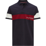 Tommy Hilfiger V&auml;rviplokkide Kirjatr&uuml;ki L&uuml;hikeste Varrukatega Polo S&auml;rk Meeste &uuml;laosad Tumesinine 78J9767-FAP M brown
