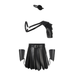 Meeste Keskaegne Renessanss Gladiaatori Kost&uuml;&uuml;m &Otilde;lakaitse, Seeliku, Silmaklapi ja Kindadega Kost&uuml;&uuml;mikomplekt Halloweeni Cosplayks One Size must