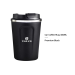 Volvo Autode Joogitopsi Lekkimiskindel Reisimug/380ML Roostevabast Terasest Autokohvitass Volvo XC60 XC40 V60 V40 XC90 T6 S60 S90 JP6 jaoks must